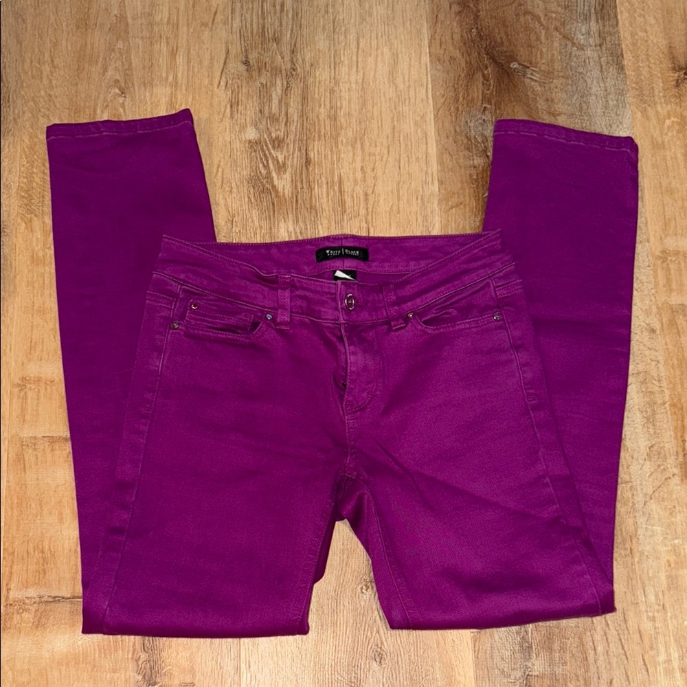 White House Black Market Women's Purple Jeans